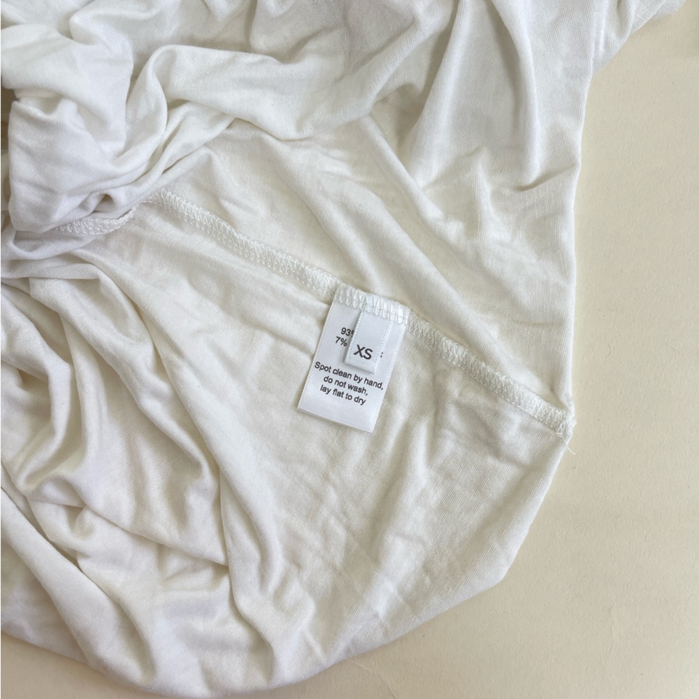 Are You Am I Taela Dress Mini White Goddess Ethereal Fairy Simple Delicate Soft - Picture 15 of 16